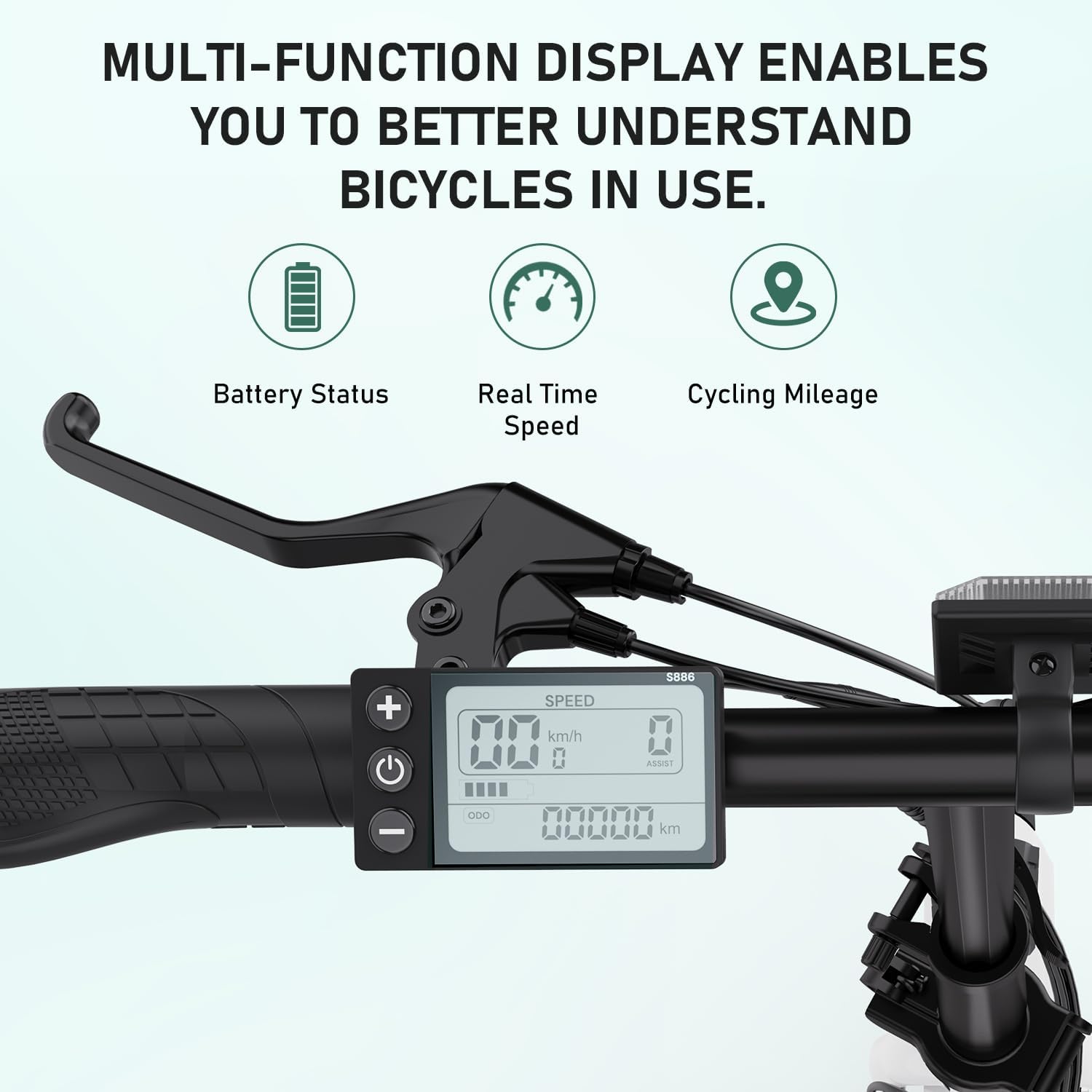 HITWAY Electric Bike E-Bike 10Ah Battery Foldable City Bikes, Range 35-70KM, 250W/36V/8.4Ah Battery